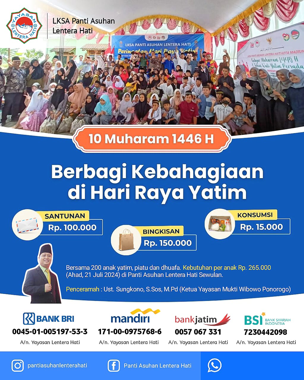 Poster lebaran yatim