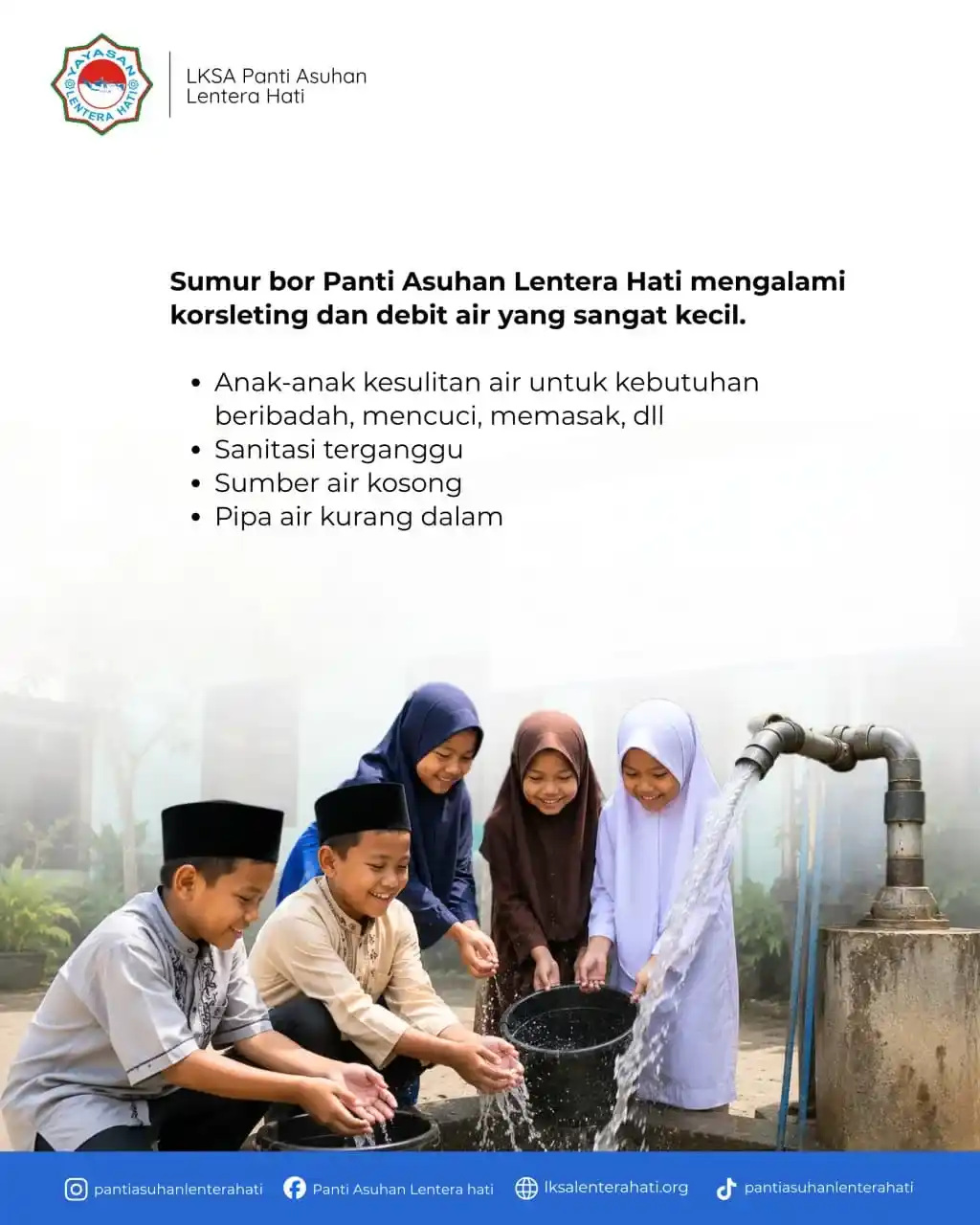 Sedekah Jariyah sumur bor