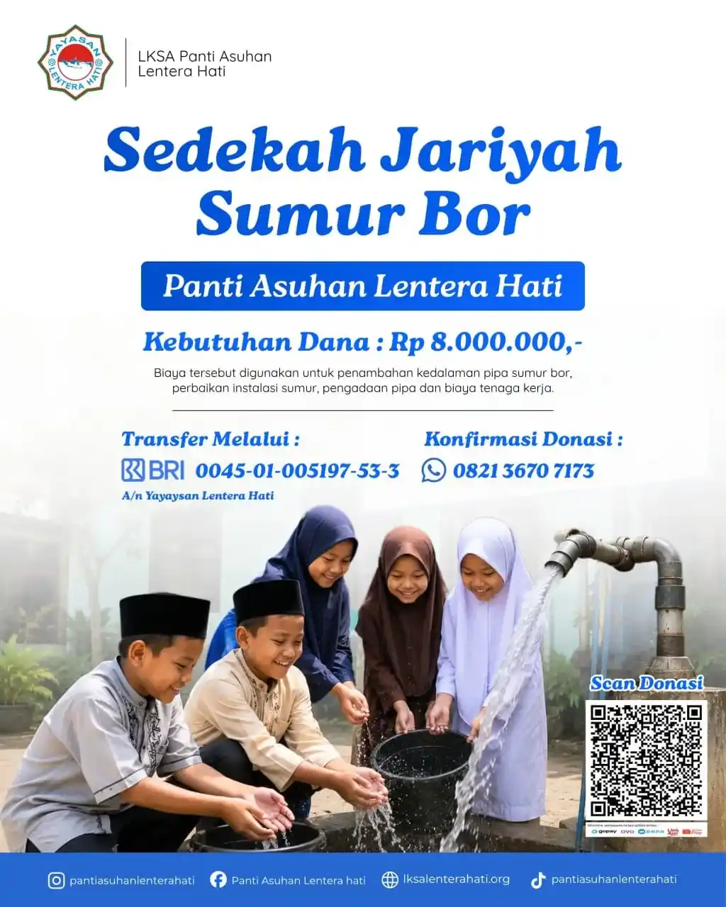 Sedekah Jariyah Sumur bor